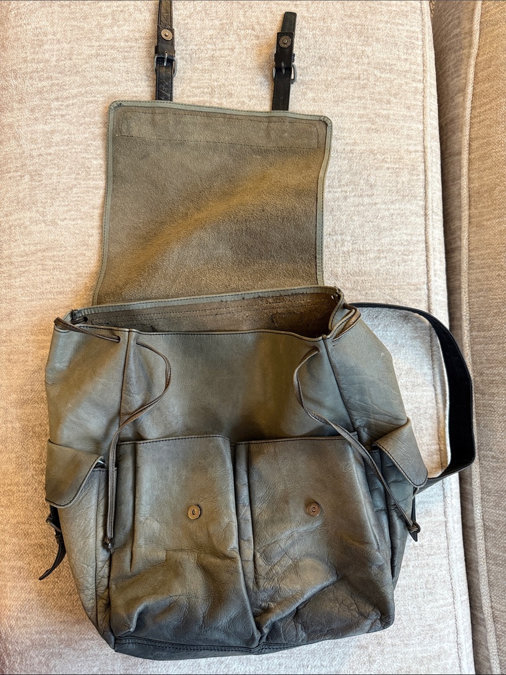 Free people leather backpack - Picture 5 of 8